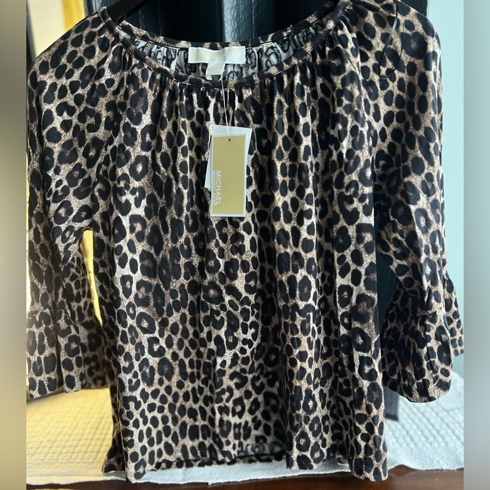 Michael KorsLeopard Print Women's Top